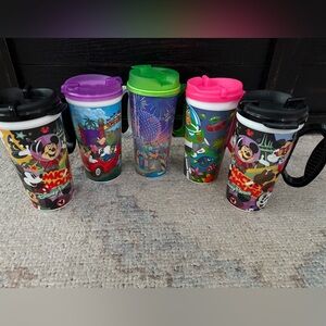Disney Character Souvenir Cups